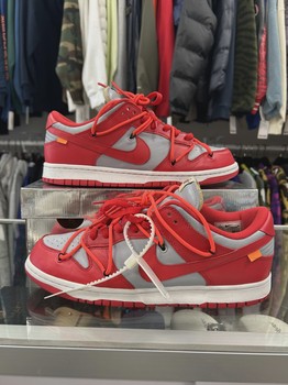 Nike Dunk Low Off-White University Red • Pre-Owned [3894] - photo 1
