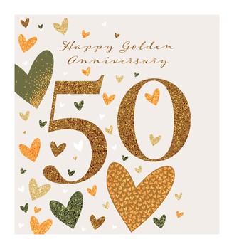 The Art File - Golden Anniversary Card