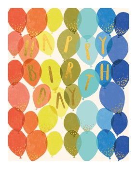 Art File - Celebration Happy Birthday Balloons - CE07a