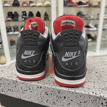 Air Jordan 4 Retro Black Red Reimagined (Grade School) • Pre-Owned [1162] - view 5