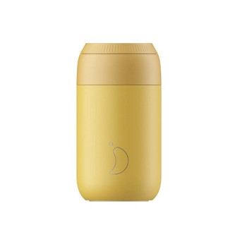 CHILLY'S SERIES 2 340ML POLLEN YELLOW COFFEE CUP