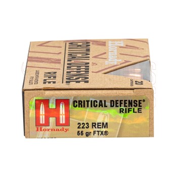 Hornady Critical Defense .223 55gr FTX