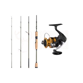 Shimano Stream Flight 6'6" 4pc + Shimano FX2500FC