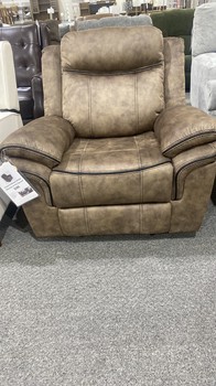 Knoxville Brown Glider Recliner w/ full Lay-out