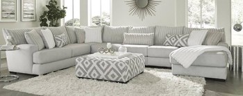 Cloud Heights Silver 4 pc Sectional