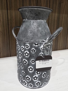 Daisy Milk Jug Planter