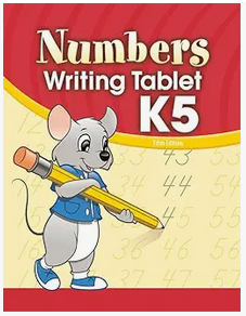 Used Numbers Writing Tablet K5