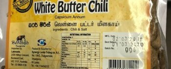 Serendib White Butter Chilli 100g