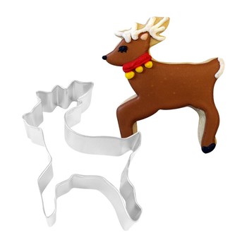 METAL REINDEER COOKIE CUTTER