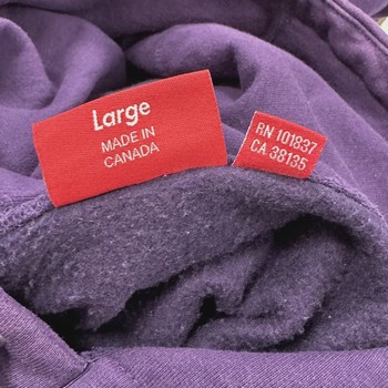 Supreme Box Logo Hooded Sweatshirt (FW23) Dark Purple • Pre-Owned [7095] - view 3