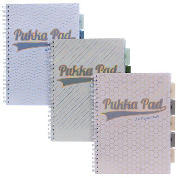 Pukka - Haze A4 Project Book (Assorted) - 9871(AST)-HZE