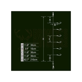 Hayabusa Real Scale Flasher UV Plus Sabiki EX134 - #18