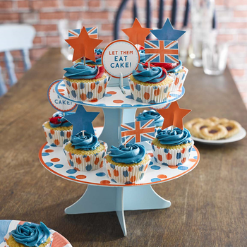 BEST OF BRITISH CARDBOARD CAKESTAND