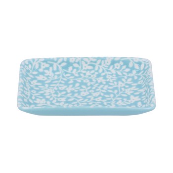 AQUA FLORAL SMALL DISH