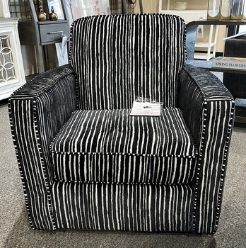 Hynde slate swivel chair