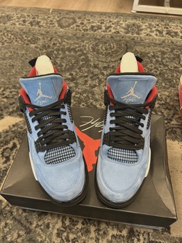 Air Jordan 4 Retro Travis Scott Cactus Jack • Pre-Owned [9085] - view 4