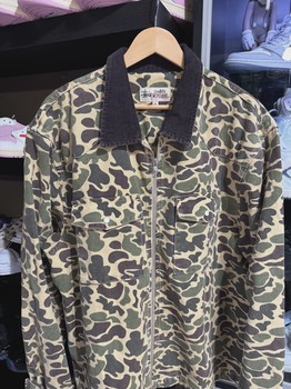 Stussy Camo Denim Zip Jacket XL • Pre-Owned [3821] - view 2