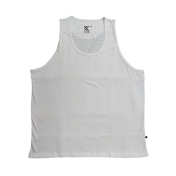 Kam Plain Vest - KBS 500F - White