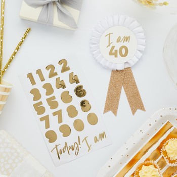 Hootyballoo - Customisable Birthday Badge