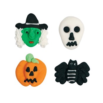 HALLOWEEN SUGAR DECORATIONS - PACK OF 4