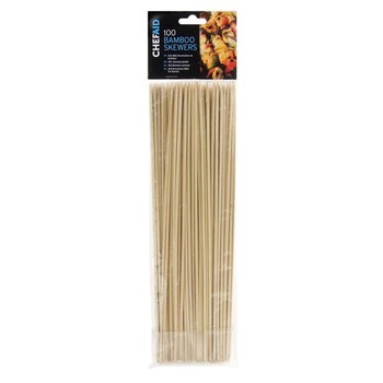 BAMBOO SKEWERS  / 30CM - PACK OF 100