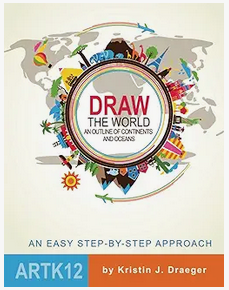 Draw the World An Outilne of Continents and Oceans : an Easy Step-by-step Approach