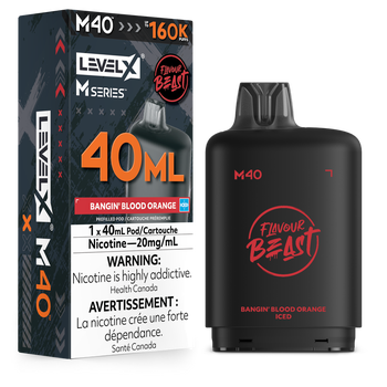 Level X Flavour Beast M40 160K Pod - Bangin' Blood Orange Iced