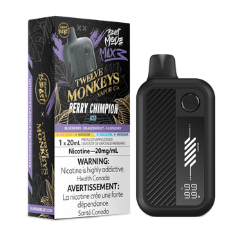 Flavour Beast Twelve Monkeys Beast Mode Max 3 60K - Berry Chimpion Iced