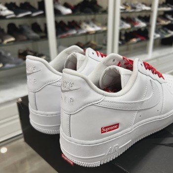 Nike Air Force 1 Low Supreme White • Pre-Owned [2334] - view 5