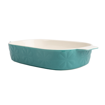 CARNABY CERAMIC LARGE OVEN DISH - TEAL