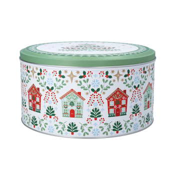 ALPINE HOUSES CAKE TIN