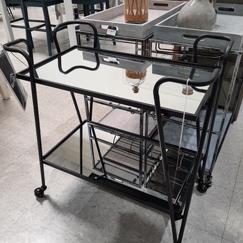 Ellie Black Bar Cart