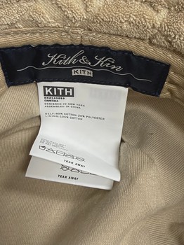 Kith Terry Bucket Hat in the "Canvas" (Beige/Tan)  [7468] - view 2