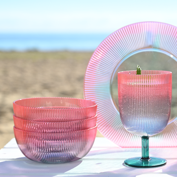 OMBRE ACRYLIC BOWLS - SET OF 4