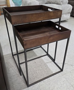 Square Tray Table Set