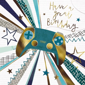 GBCC - Gaming Controller Greetings Card (D)