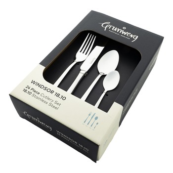 WINDSOR 18/10 CUTLERY SET - 24 PIECE