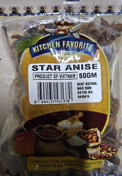 Kitchen Favourite Star Anise 50gm
