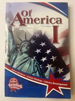 Abeka Of America I 5th Grade Reader 5th Edition
