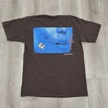 FW20 Travis Scott CJ Digital Girl T-shirt Pepper Brown • Pre-Owned [3388] - view 3