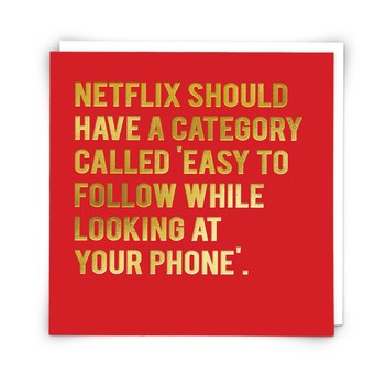 Redback Cards -Netflix-CLN346