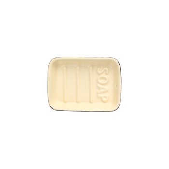 OCEAN CERAMIC SOAP DISH - CREAM