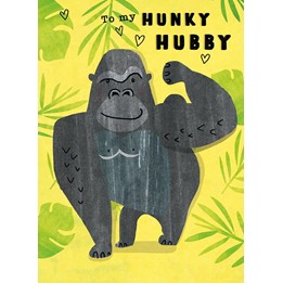 Mint - Hunky Hubby Gorilla - Husband Greeting Card - PJS105