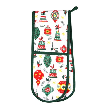 BAUBLES DOUBLE OVEN GLOVE