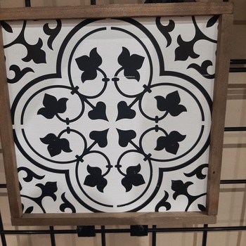 Wall/Tabletop black & white art