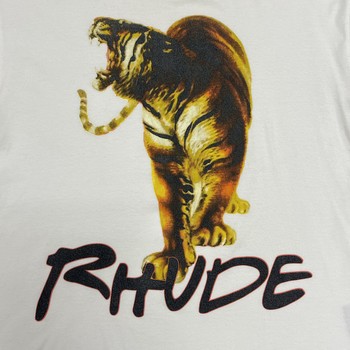 Rhude Tiger Tee 'Vintage White' - Pre-Owned - view 2