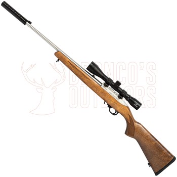 Ruger 10/22 Sporter Stainless + 4x32 Scope + Suppressor