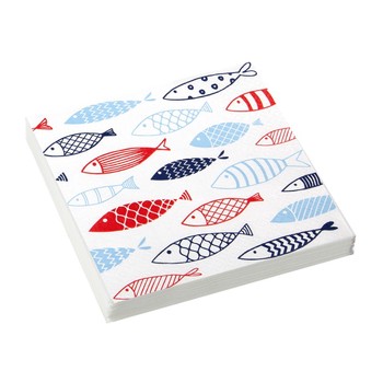 FISH ON TOUR PAPER NAPKINS
