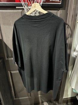 Essentials Fear Of God Black Rubber Center Chest Logo Short Sleeve - view 2