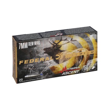 Federal Terminal Ascent 7mm Rem Mag 155gr Pkt 20
